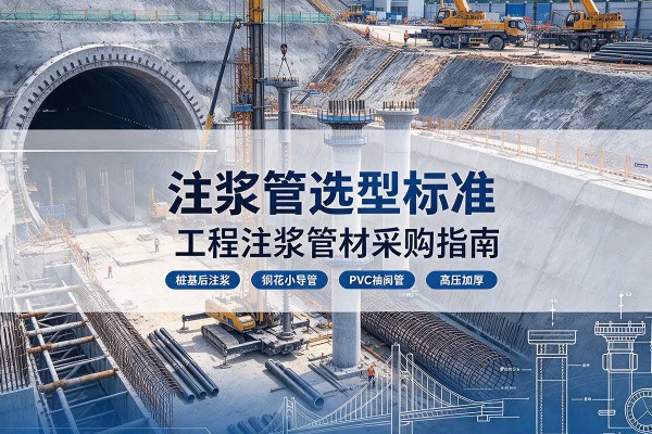 襄垣注浆管选型标准