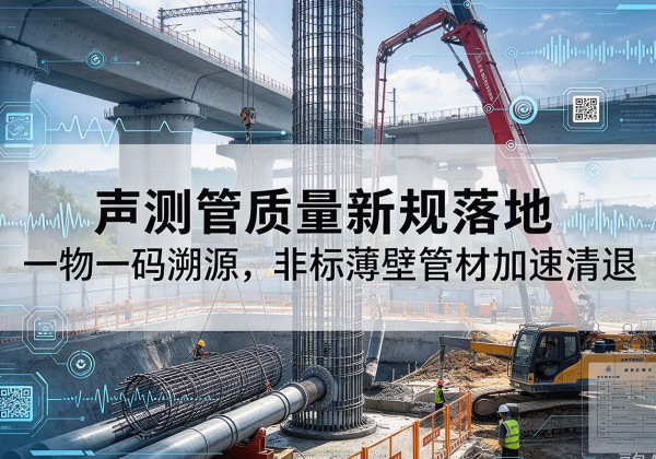 襄垣声测管质量新规落地，一物一码溯源，非标薄壁管材加速清退
